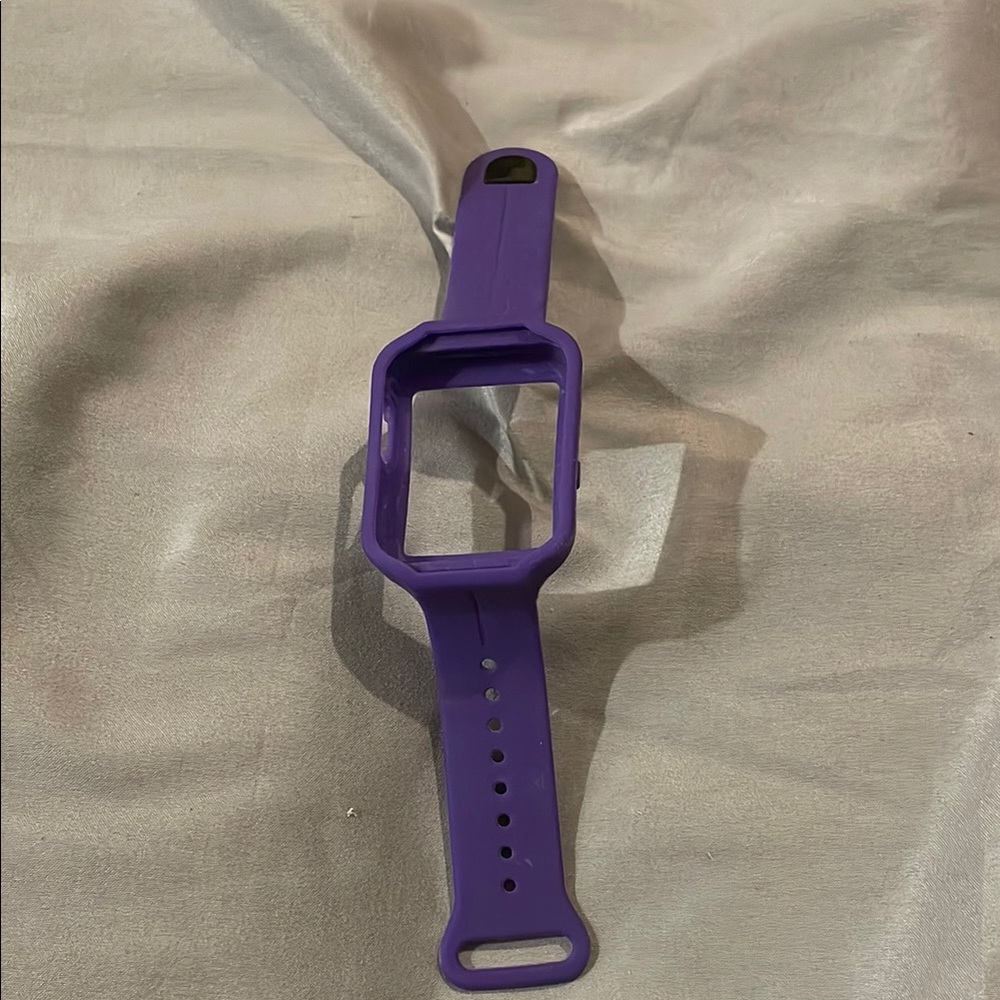 Kurio watch strap Purple Silicone for Smartwatch.
